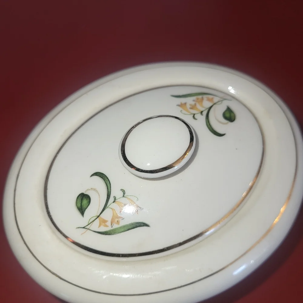 Vintage Forsythia Cream and Sugar Set